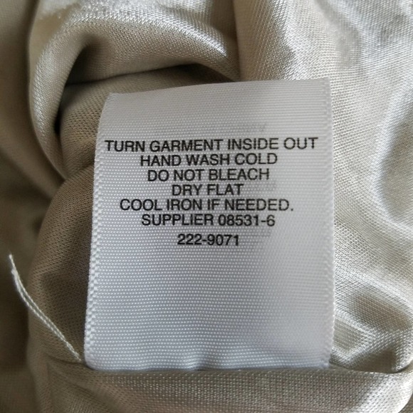 A.N.A. Tan Taupe Faux Suede Dress A-Line Size Large - Picture 10 of 12